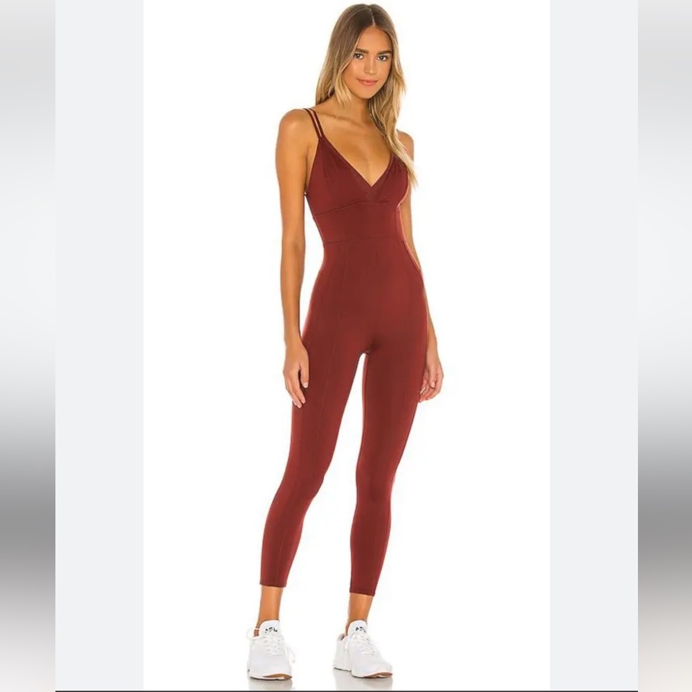 FP Movement Take me Aways onesie in beautiful burgundy color